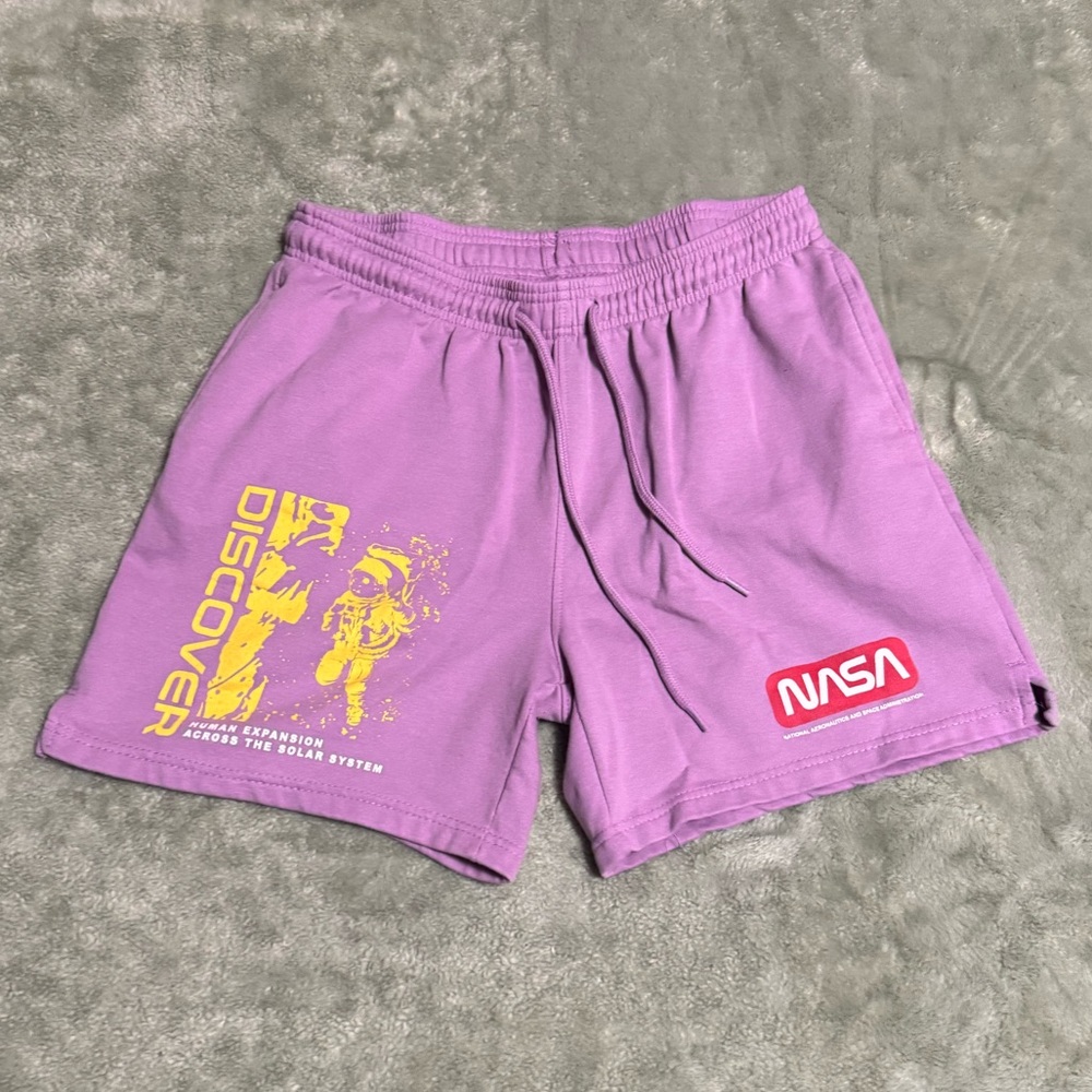 NASA Purple Men's Shorts